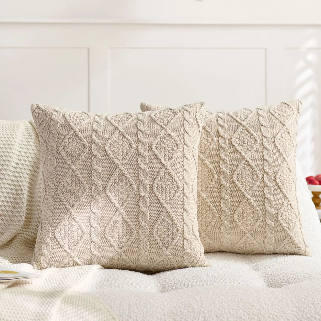 Ivory Weave Pillow Case