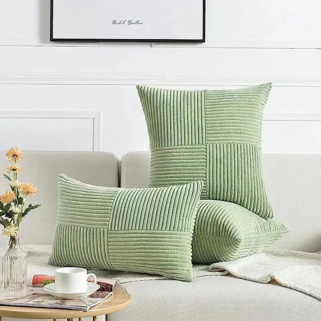 Olive Corduroy Pillow Cover