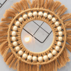 Boho Cotton Wall Mirror