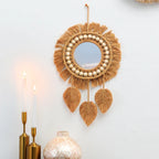 Boho Cotton Wall Mirror
