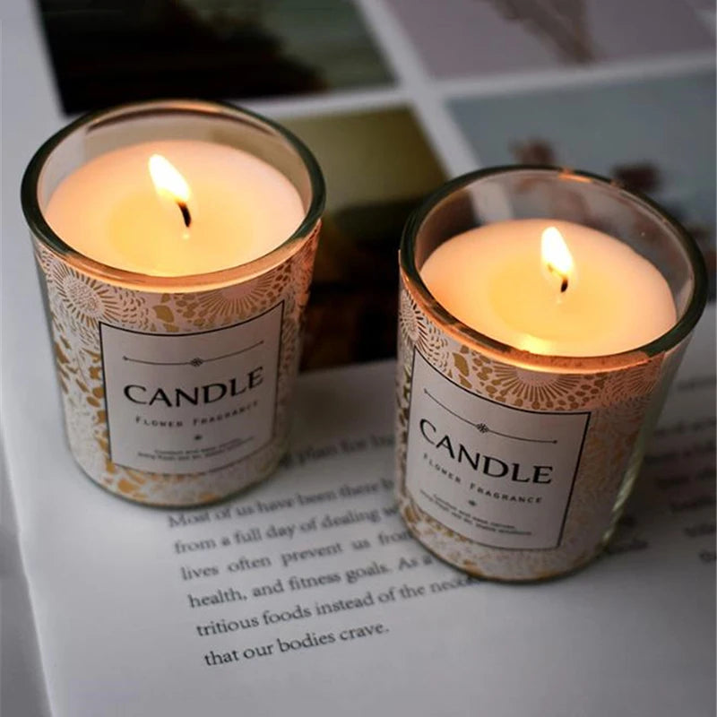 Flower-Scented Soy Wax Candle