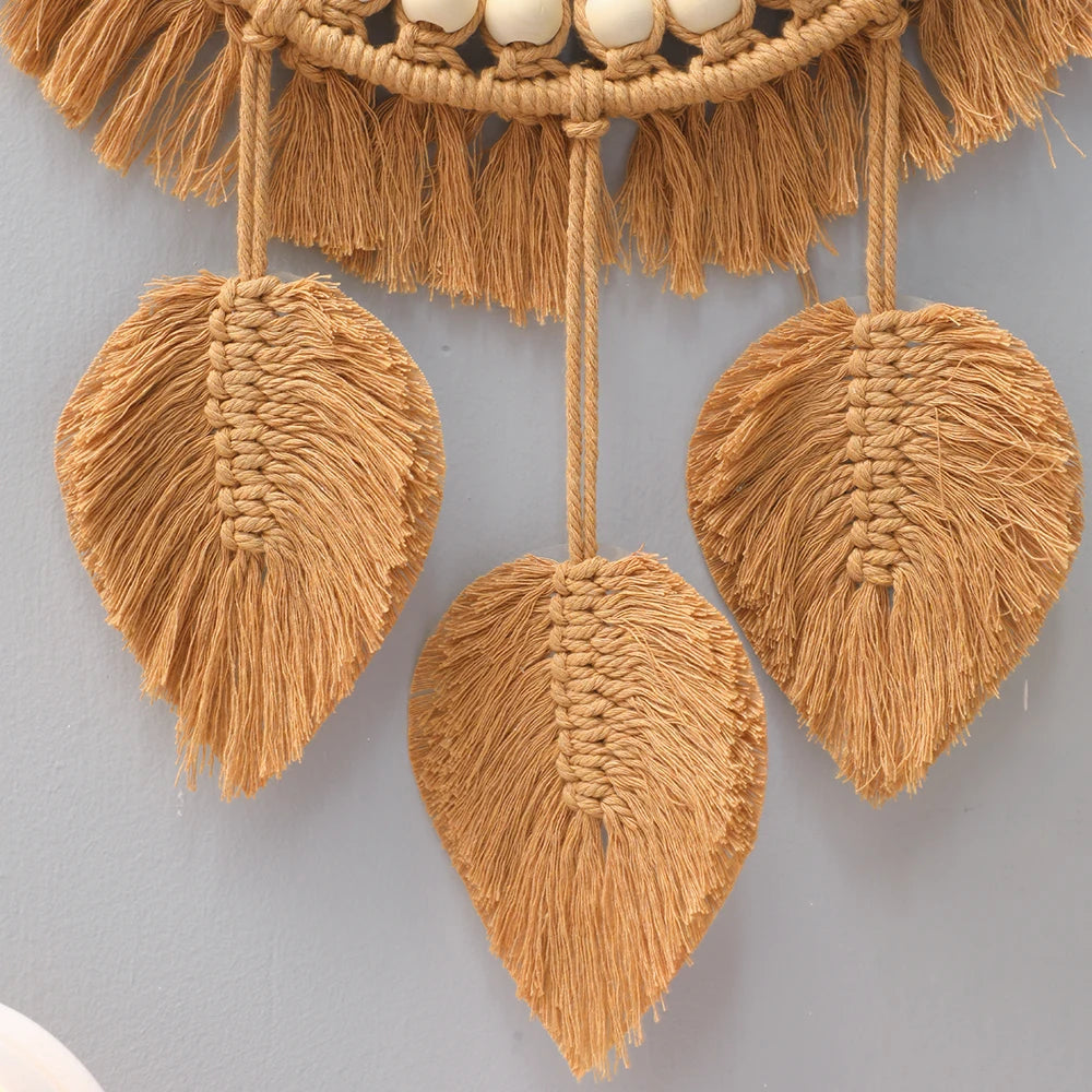 Boho Cotton Wall Mirror