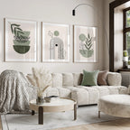 Verdant Abstract Trio