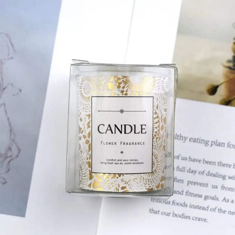 Flower-Scented Soy Wax Candle