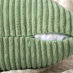 Olive Corduroy Pillow Cover