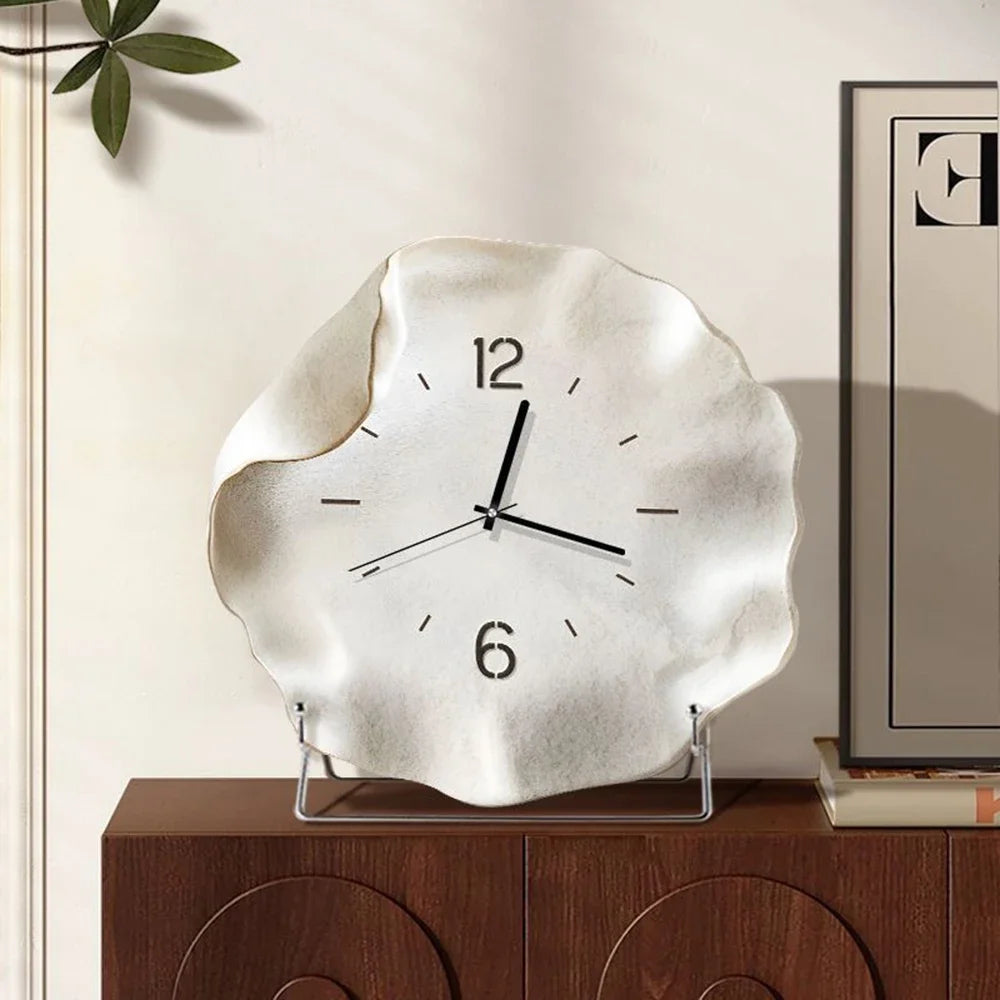 Leaf Edge Acrylic Clock