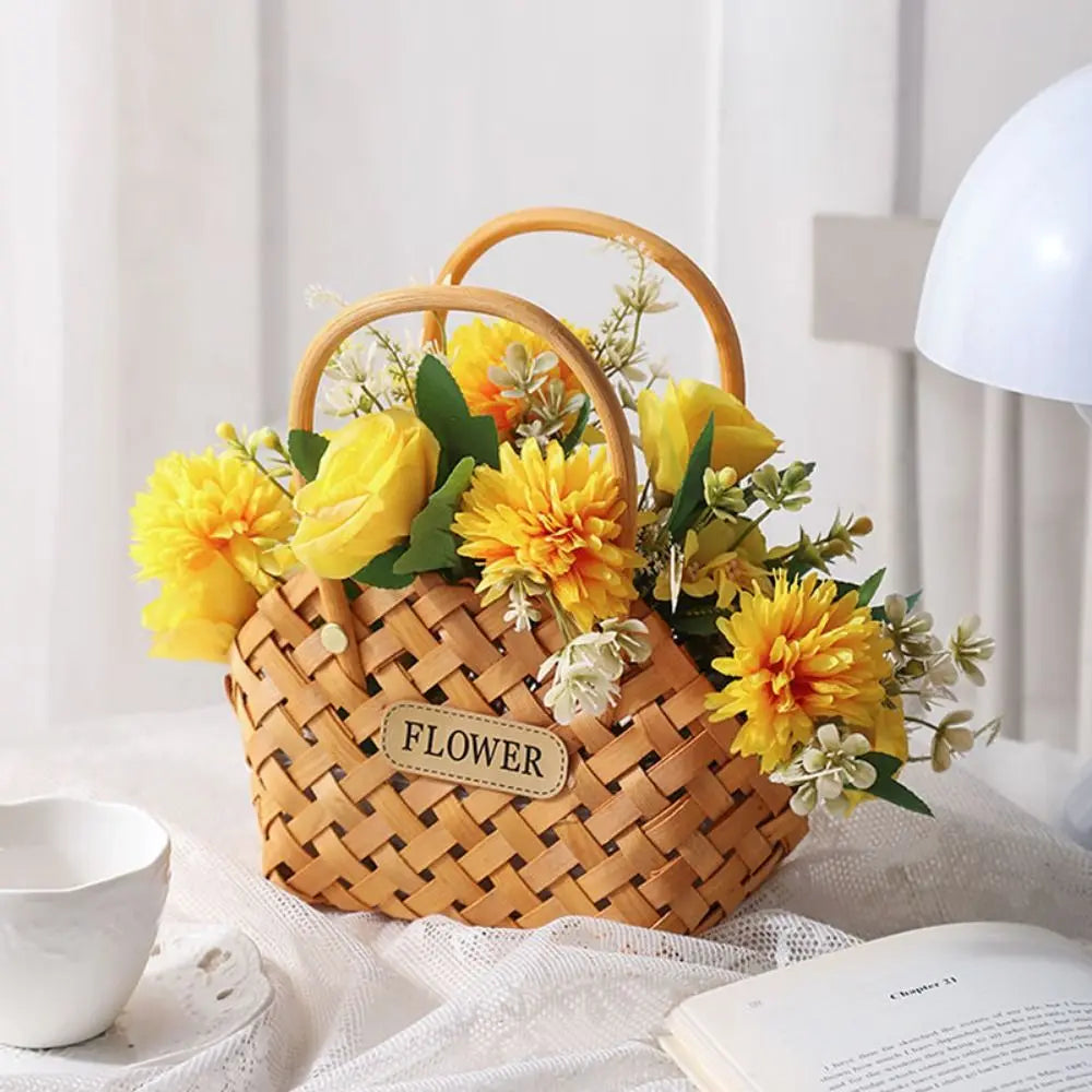 Cherry Rattan Basket